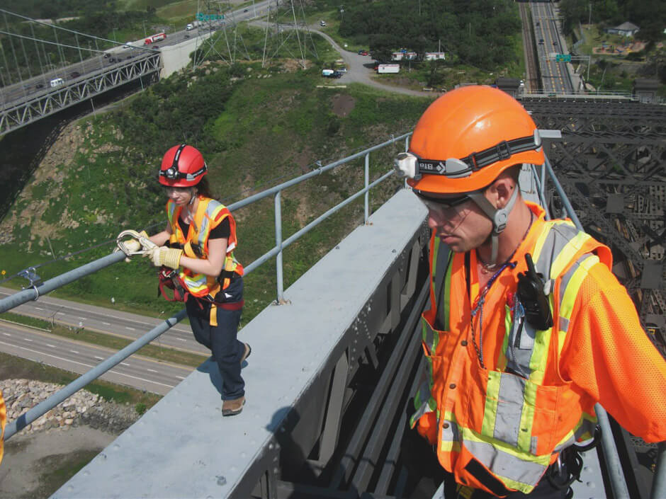 Inspection du pont de Québec