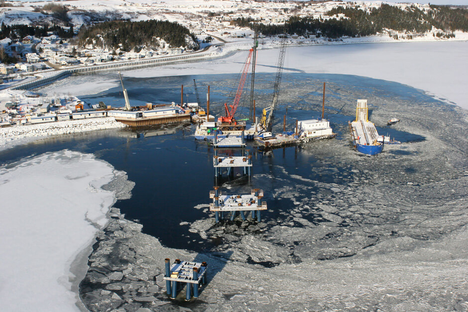 quai d’escale pour navires de croisière de La Baie