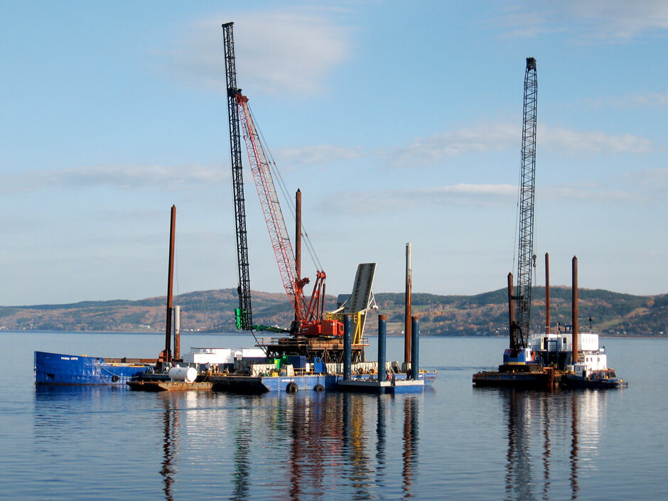 quai d’escale pour navires de croisière de La Baie